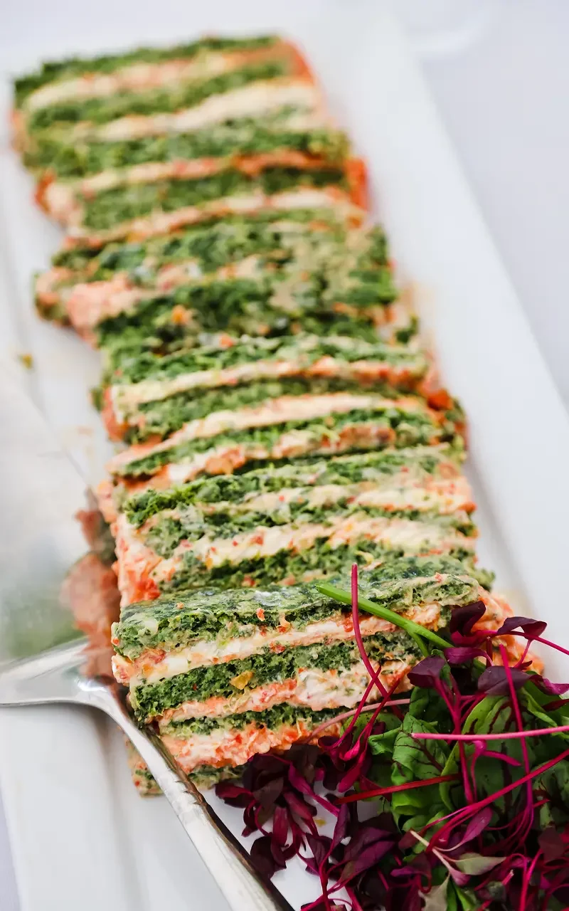 Spinach Roulade by Amie Beamish Catering